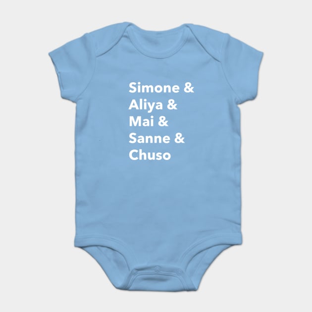 Grown-Ass WAG (Dark) Baby Bodysuit by GymCastic